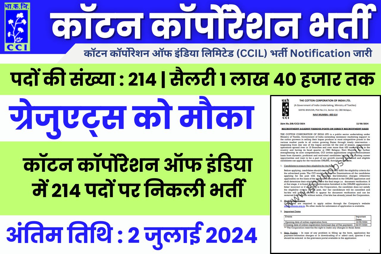 CCIL Recruitment 2024