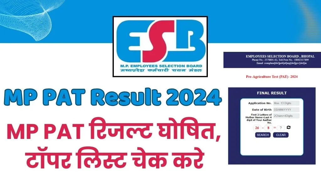 MP PAT Result 2024