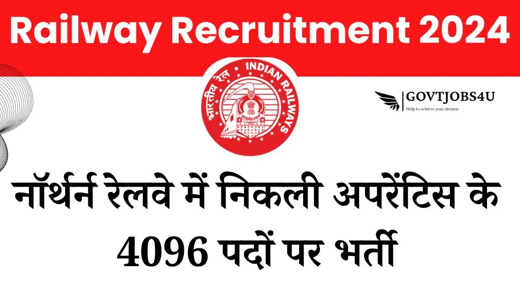 Northern Railway Apprentice Recruitment 2024 25