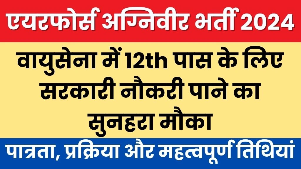 Air Force Agniveer Vayu Vacancy 2025